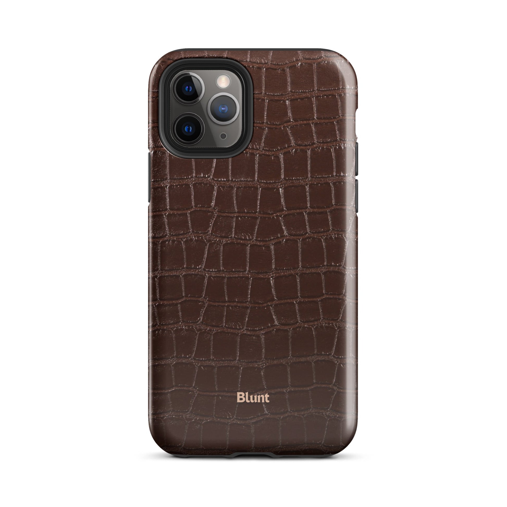 Chestnut Croc iPhone Case - Blunt Cases