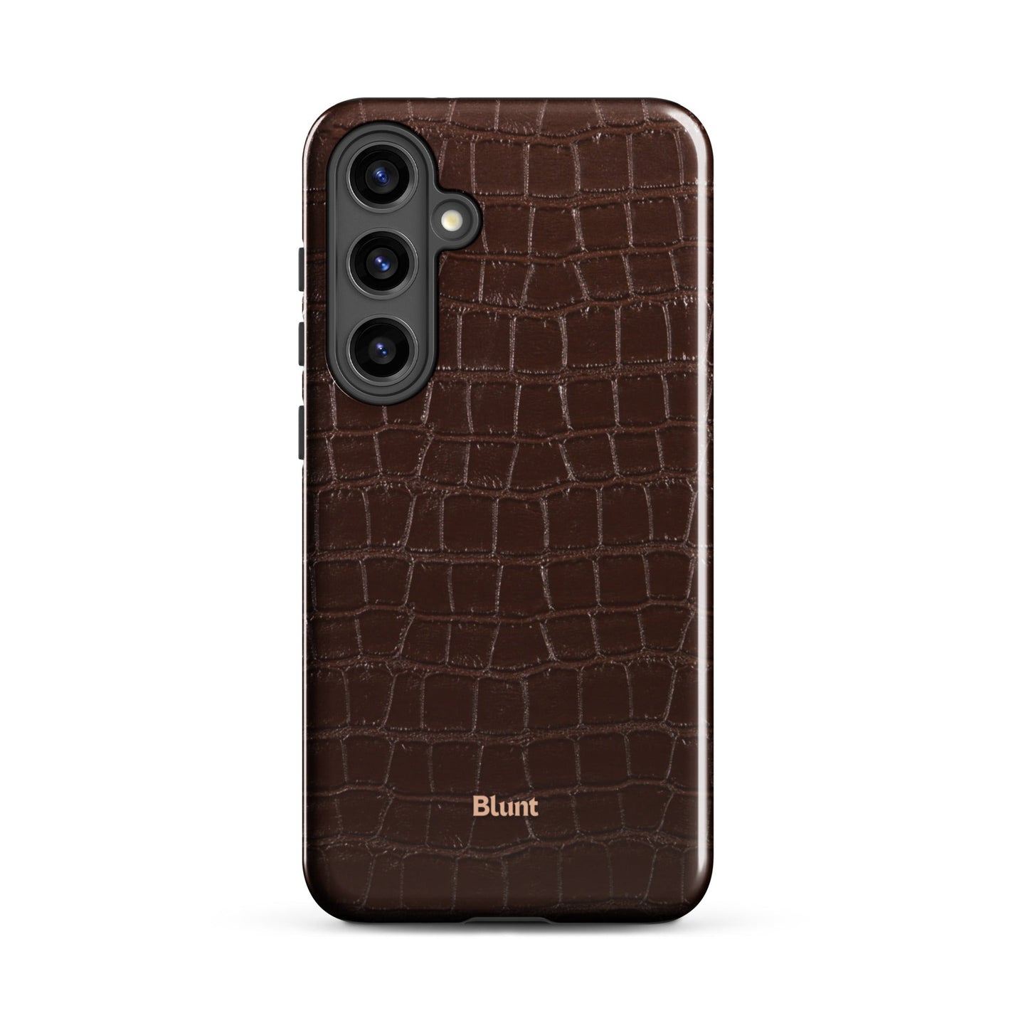 Chestnut Croc Samsung Case - Blunt Cases