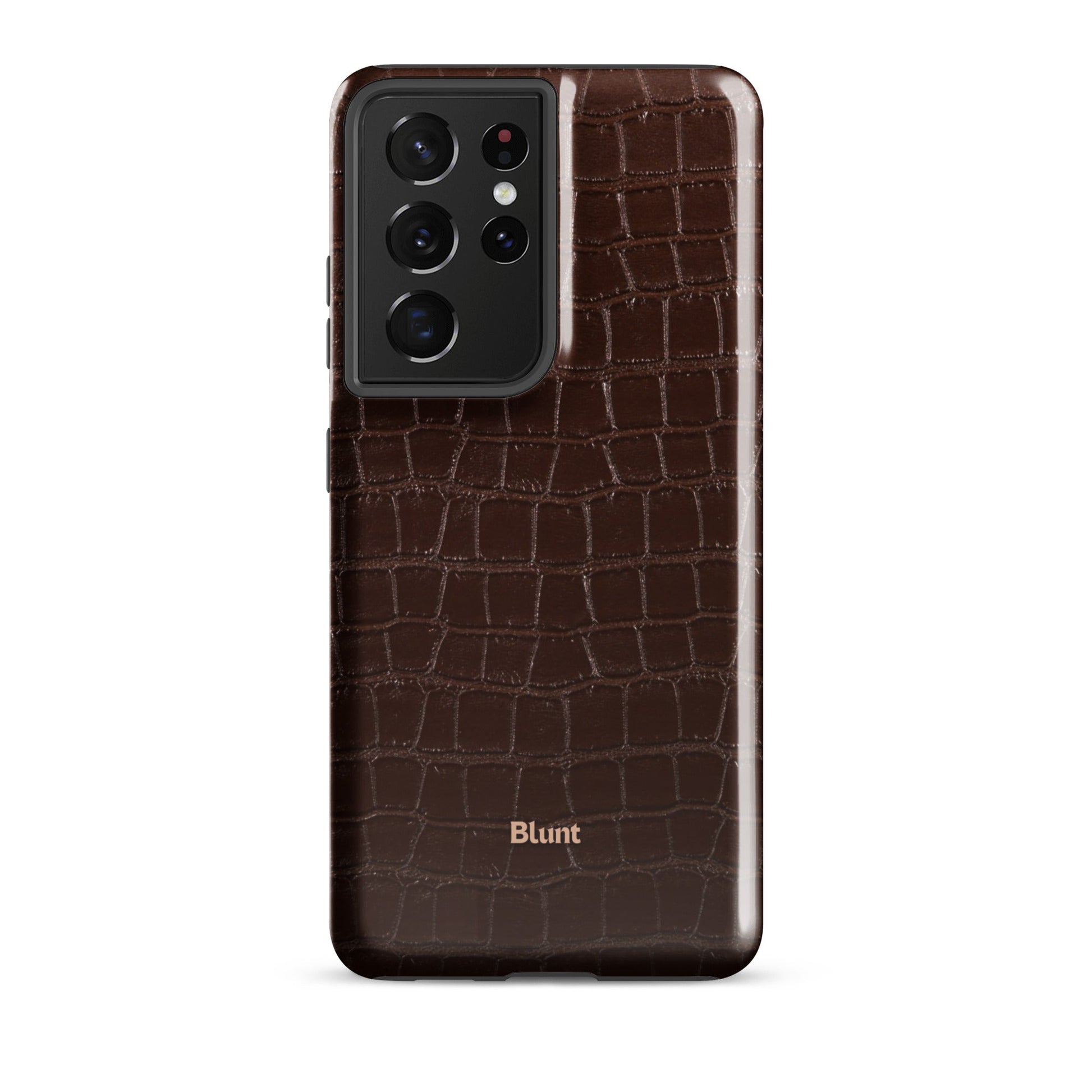 Chestnut Croc Samsung Case - Blunt Cases
