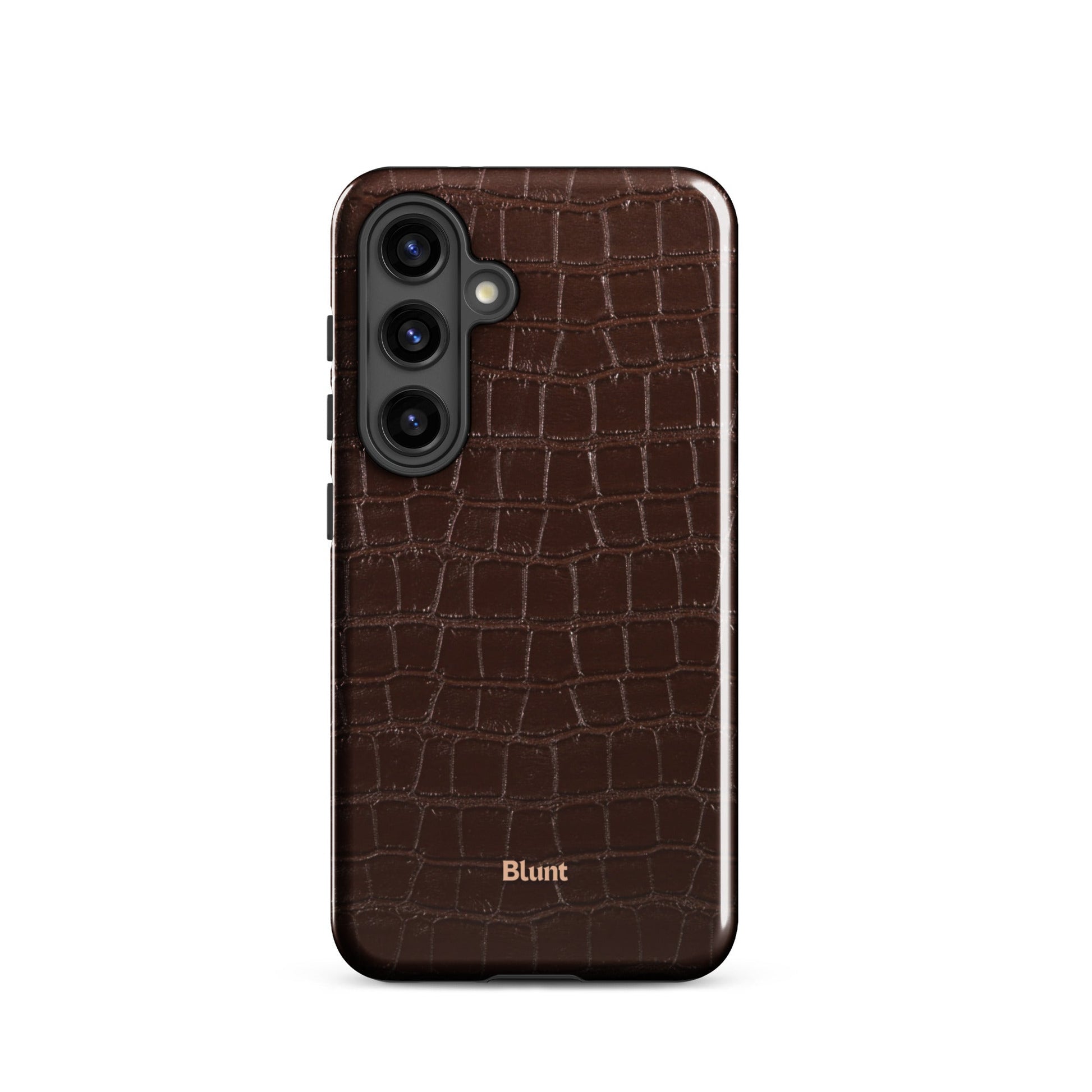 Chestnut Croc Samsung Case - Blunt Cases