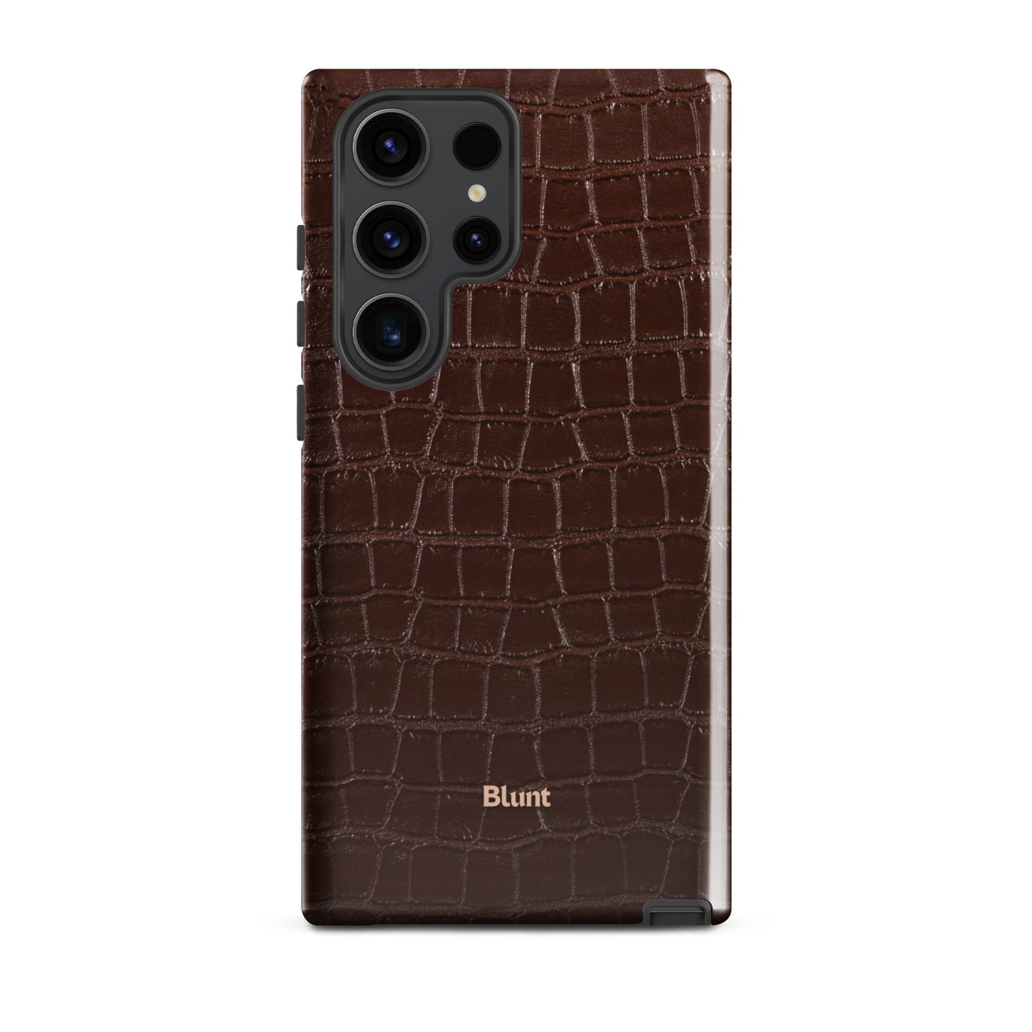 Chestnut Croc Samsung Case - Blunt Cases