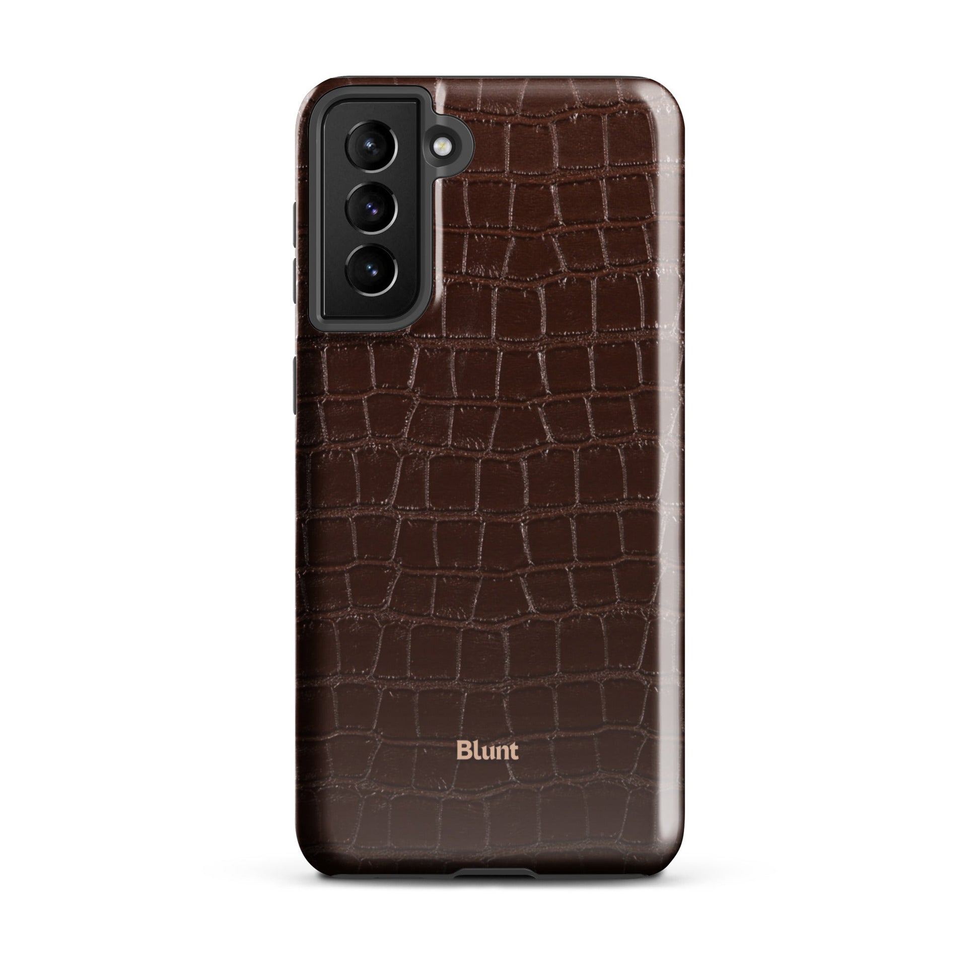 Chestnut Croc Samsung Case - Blunt Cases