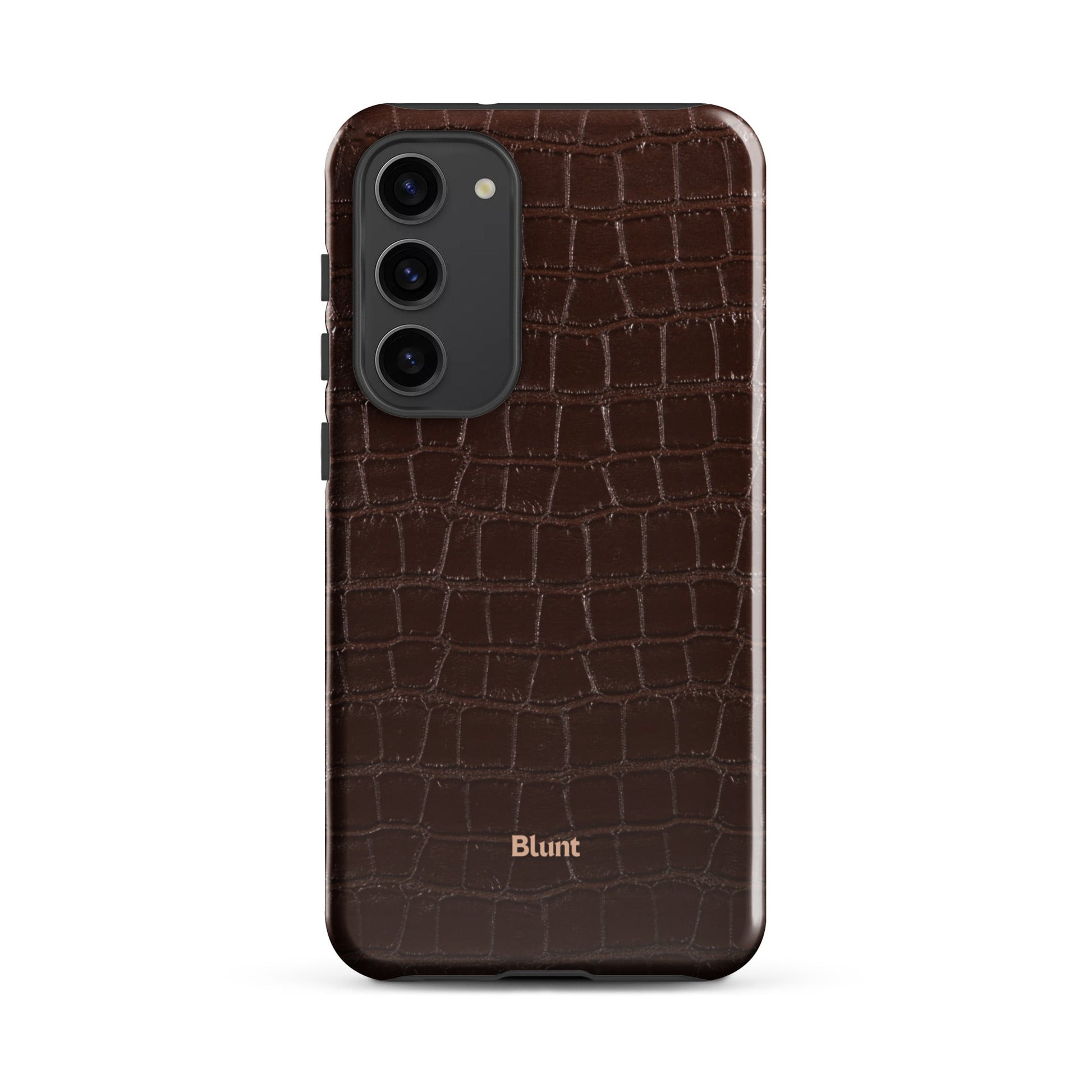 Chestnut Croc Samsung Case - Blunt Cases