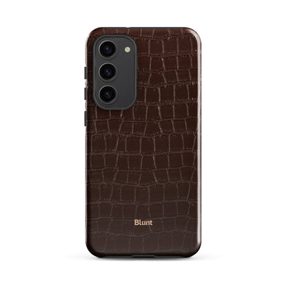 Chestnut Croc Samsung Case - Blunt Cases