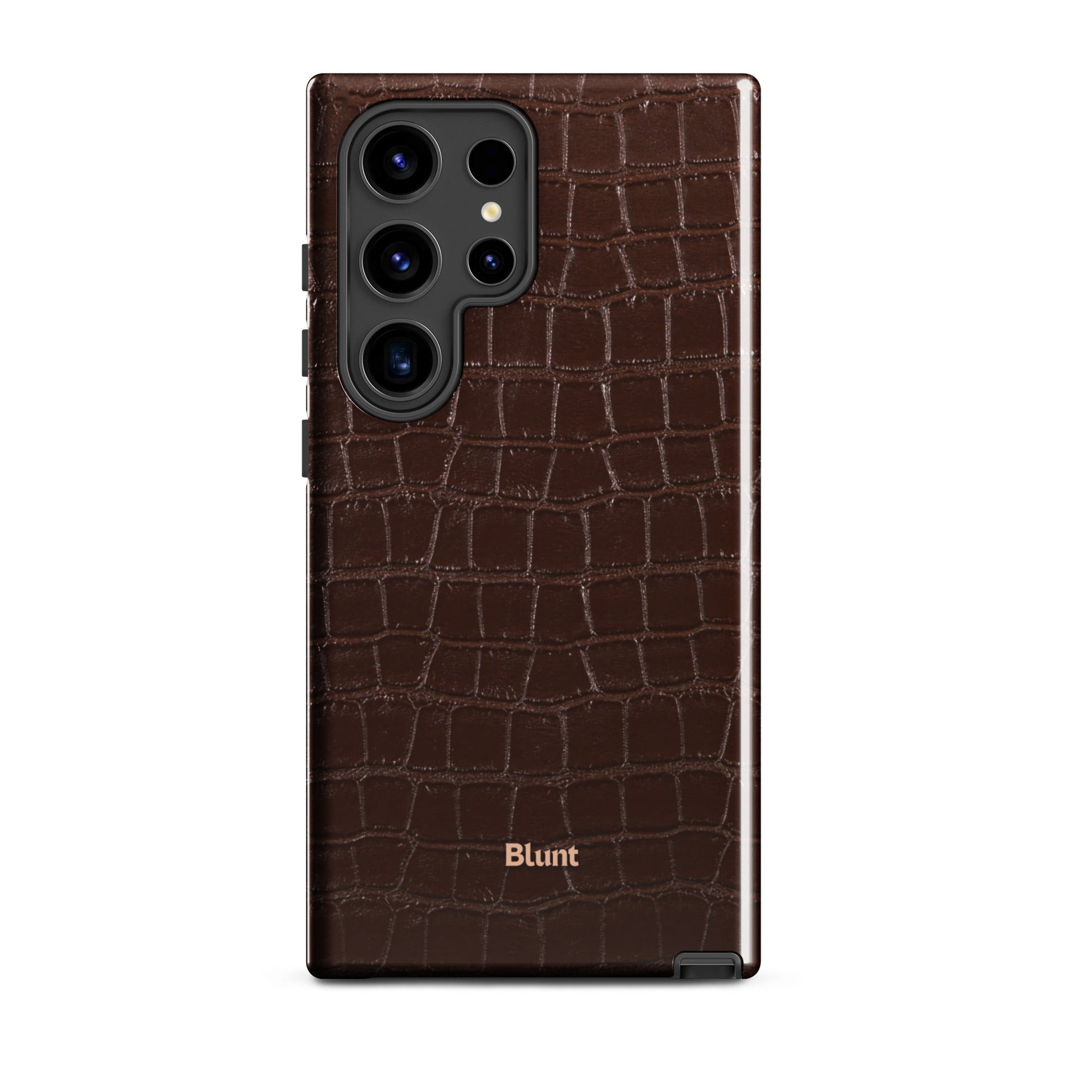 Chestnut Croc Samsung Case - Blunt Cases