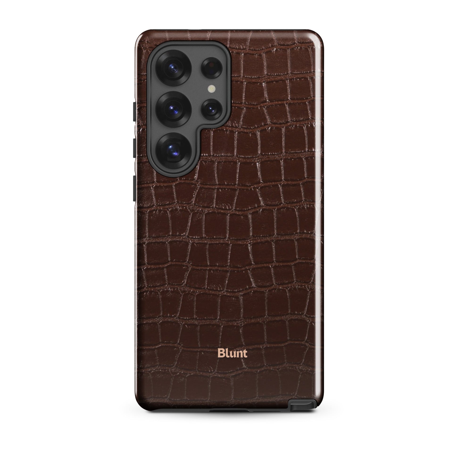 Chestnut Croc Samsung Case - Blunt Cases