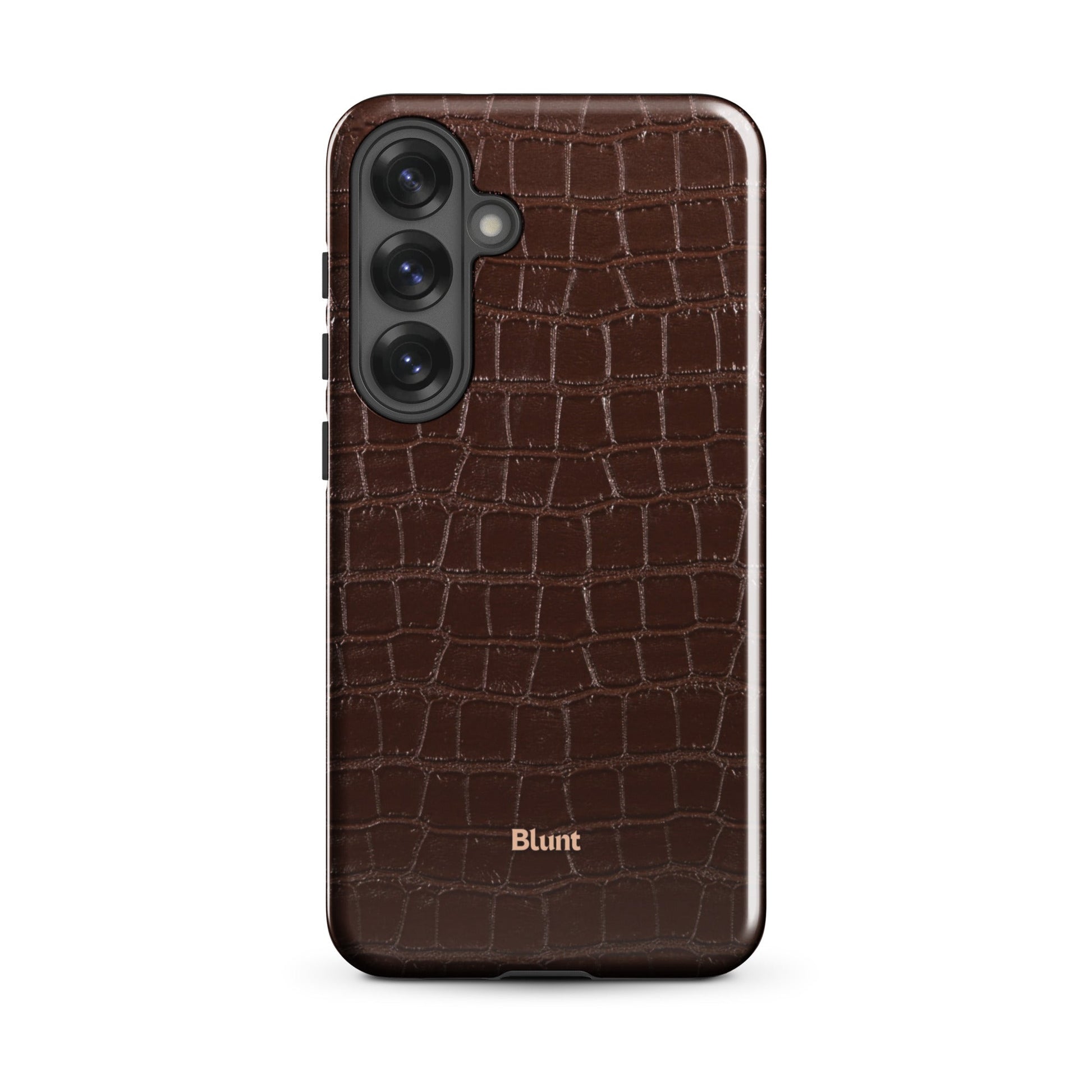 Chestnut Croc Samsung Case - Blunt Cases