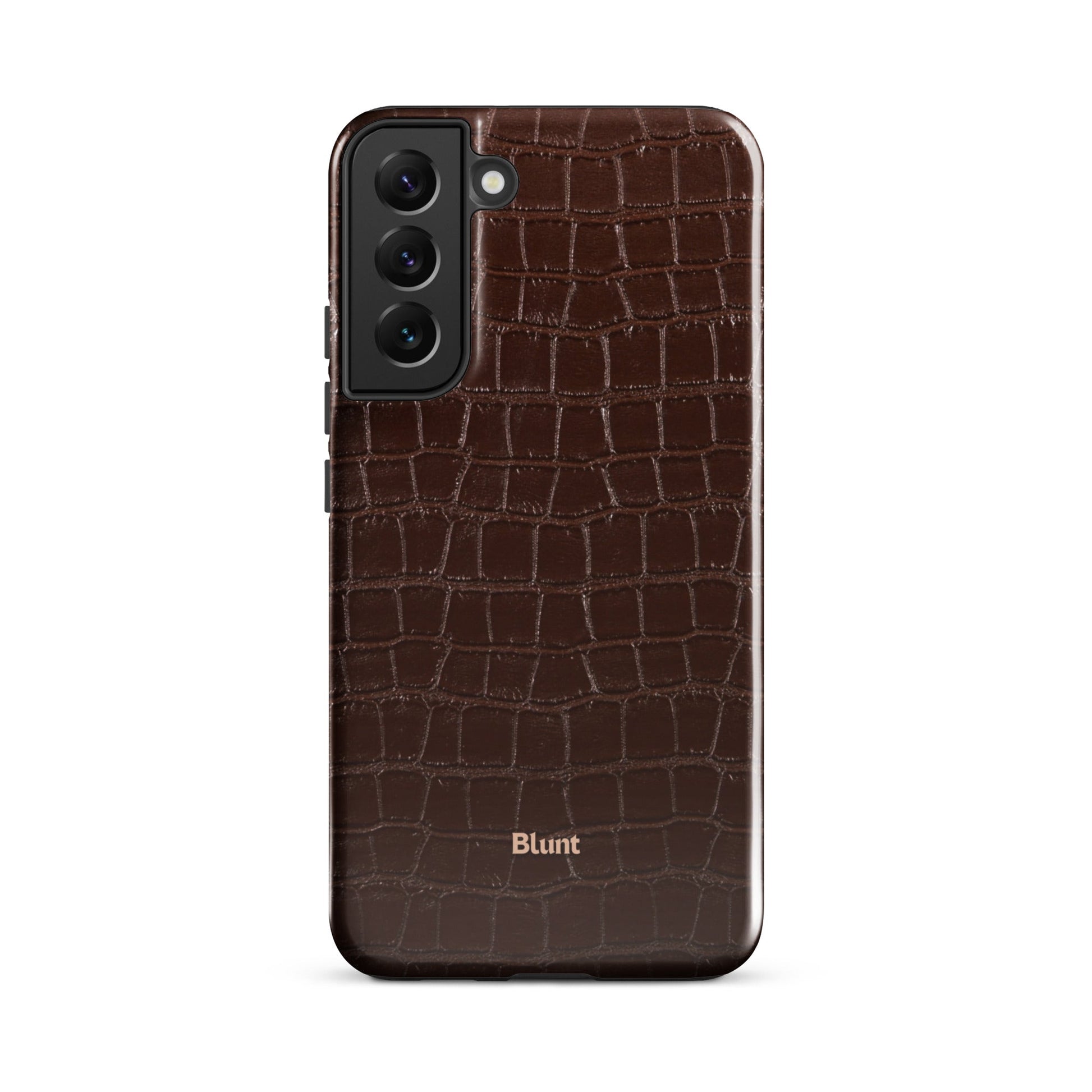 Chestnut Croc Samsung Case - Blunt Cases