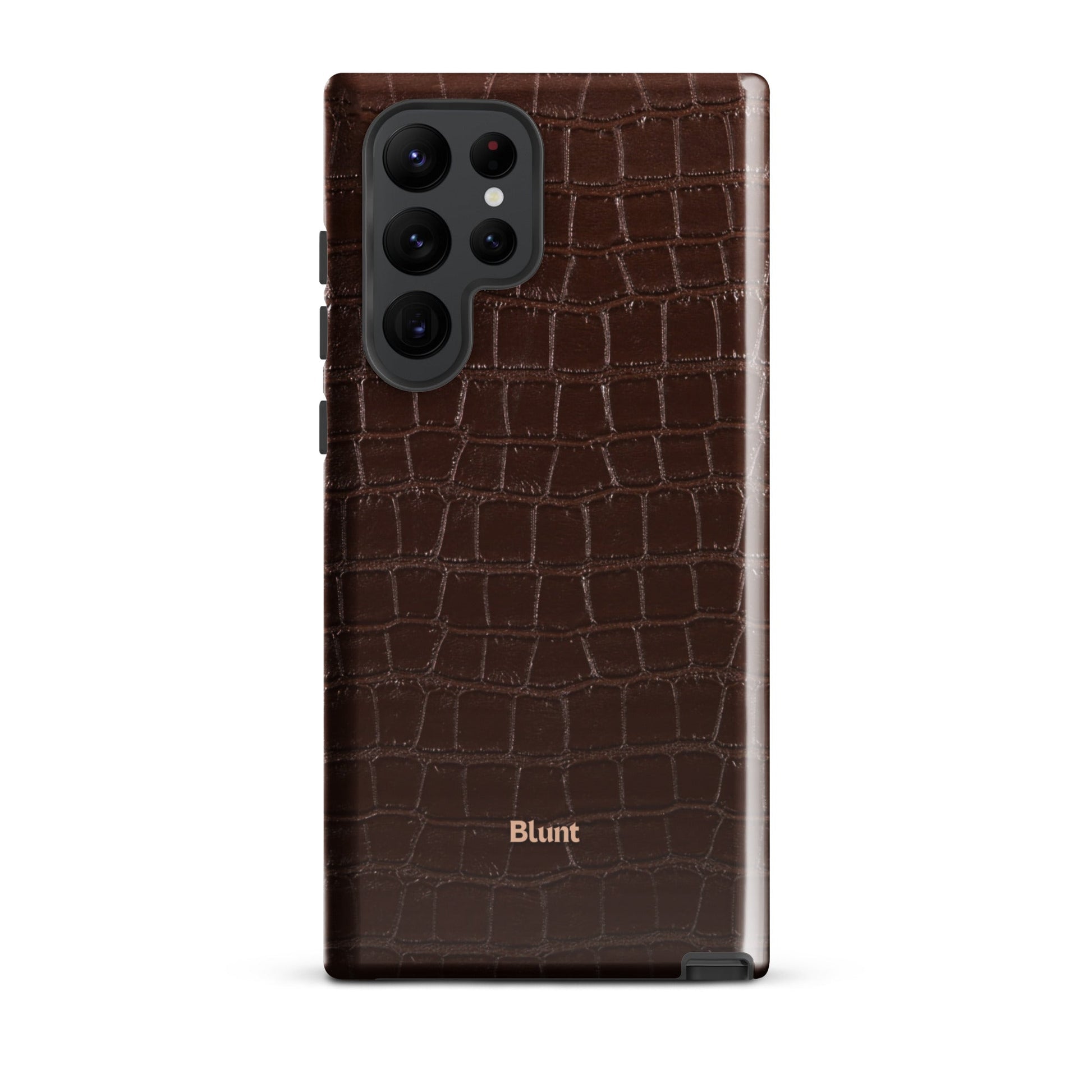 Chestnut Croc Samsung Case - Blunt Cases