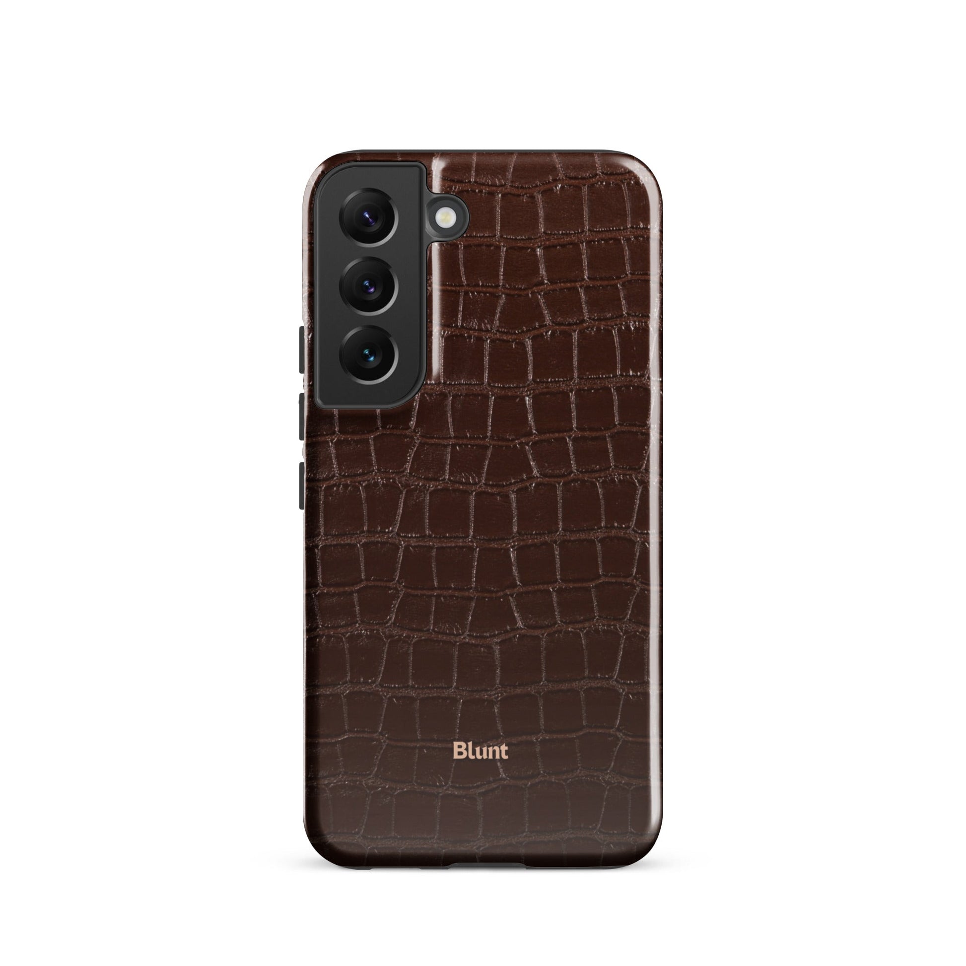 Chestnut Croc Samsung Case - Blunt Cases