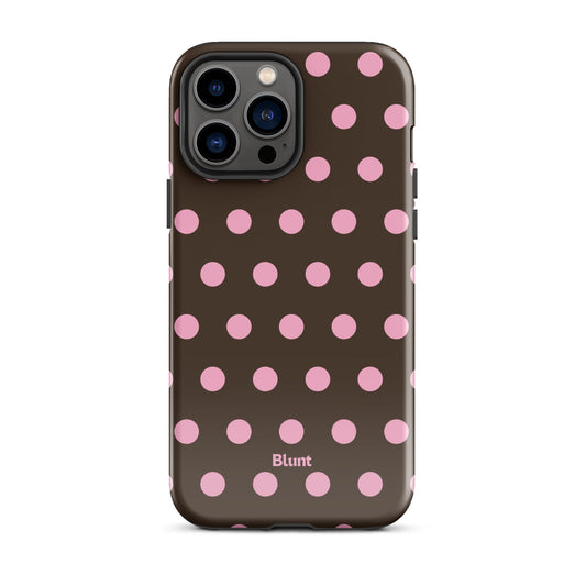 Chocolate Polka iPhone Case - Blunt Cases