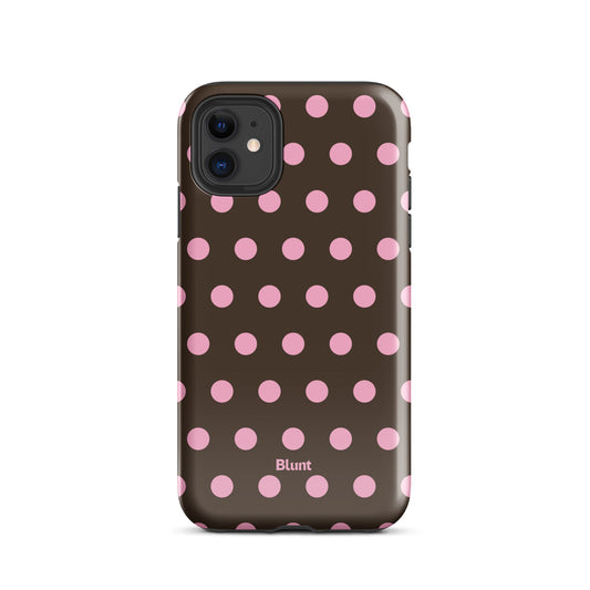 Chocolate Polka iPhone Case - Blunt Cases