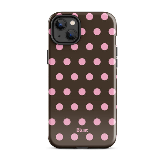 Chocolate Polka iPhone Case - Blunt Cases
