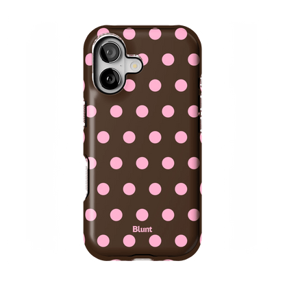Chocolate Polka iPhone Case - Blunt Cases