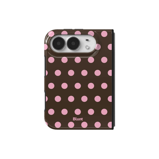 chocolate-polka-iphone-case iPhone 18 Duo case, view 2