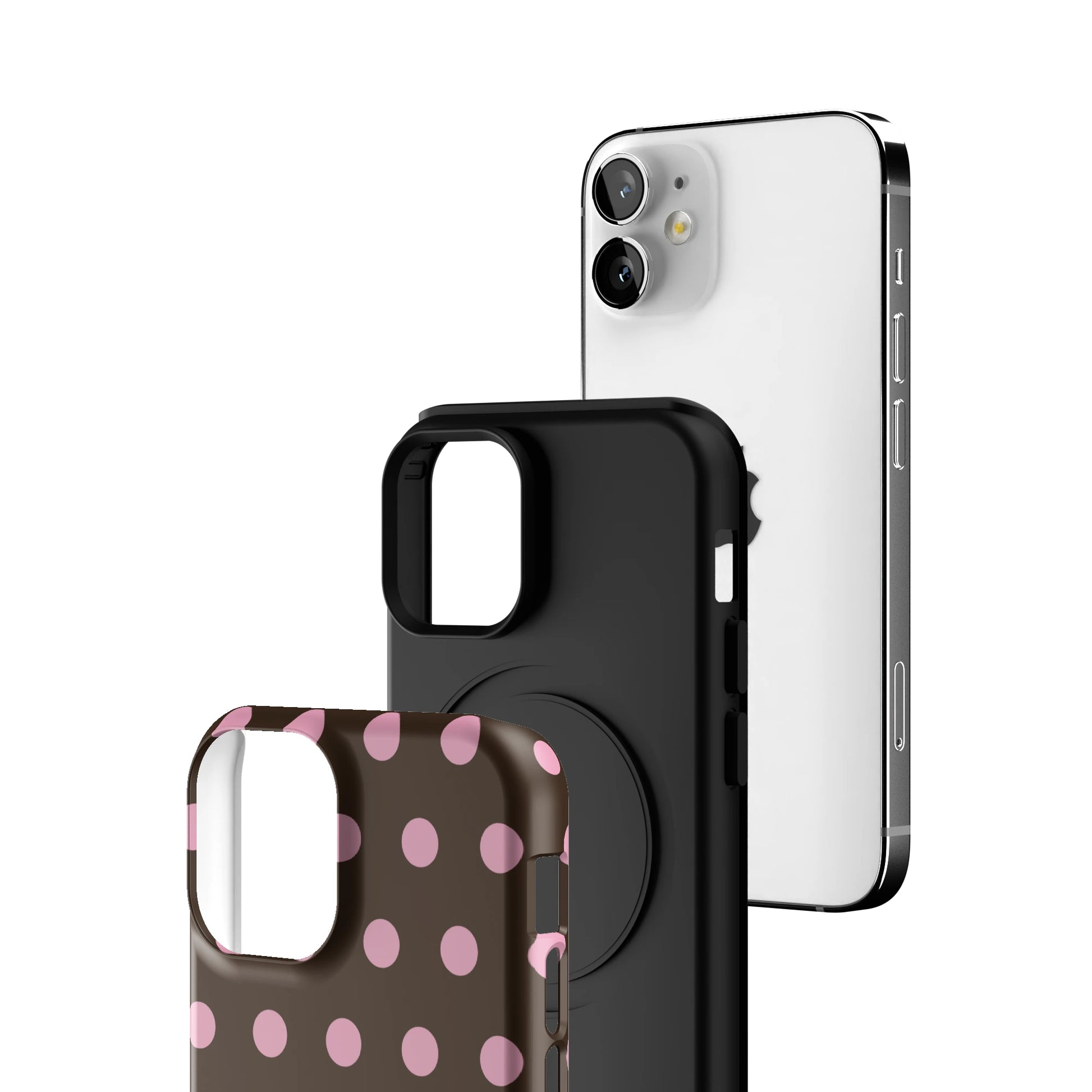 Chocolate Polka iPhone Case gallery - Iphone_12_Mini_Air_Plus_3