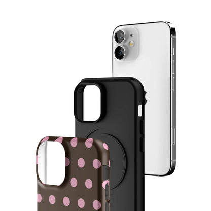 Chocolate Polka iPhone Case gallery - Iphone_12_Mini_Air_Plus_3