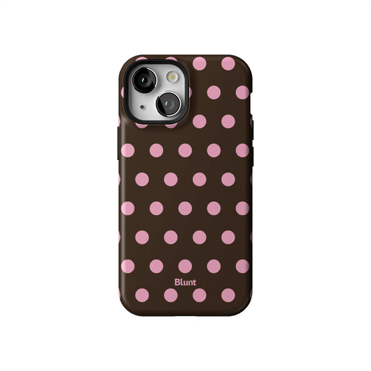 Chocolate Polka iPhone Case gallery - Iphone_13_Mini_Air_Plus_1