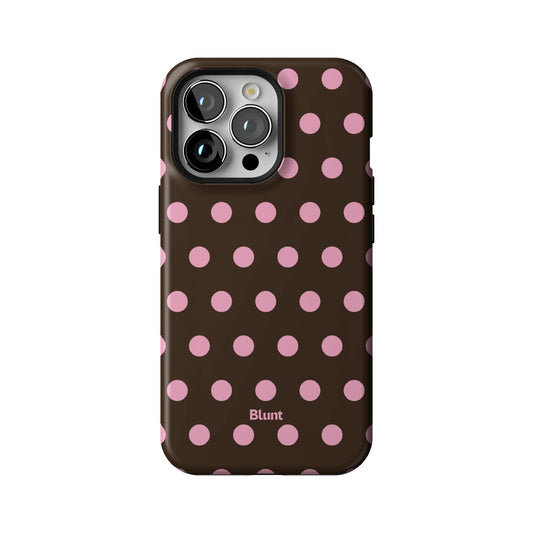 Chocolate Polka iPhone Case gallery - Iphone_13_Pro_1