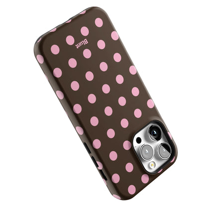 Chocolate Polka iPhone Case gallery - Iphone_14_Pro_Max_5