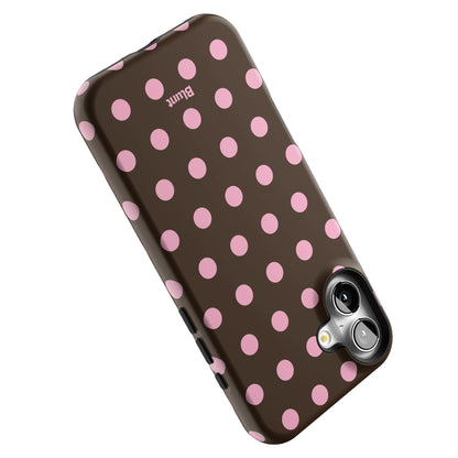 Chocolate Polka iPhone Case gallery - Iphone_16_Mini_Air_Plus_5
