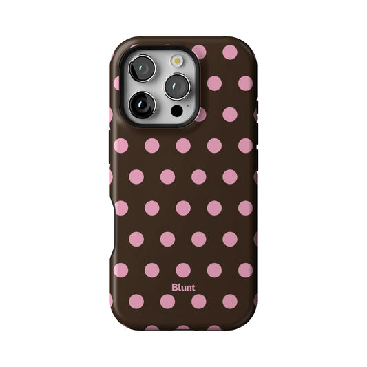 Chocolate Polka iPhone Case gallery - Iphone_16_Pro_1