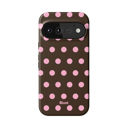 Chocolate Polka Pixel Case - Blunt Cases