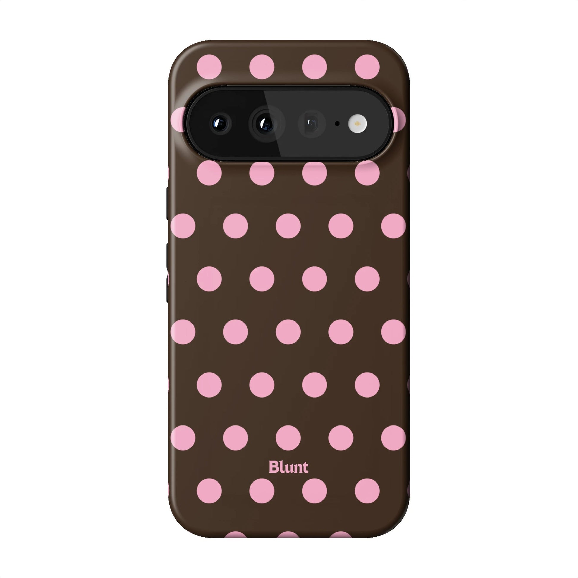 Chocolate Polka Pixel Case - Blunt Cases
