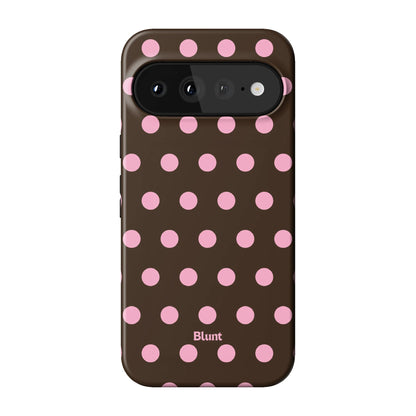 Chocolate Polka Pixel Case - Blunt Cases