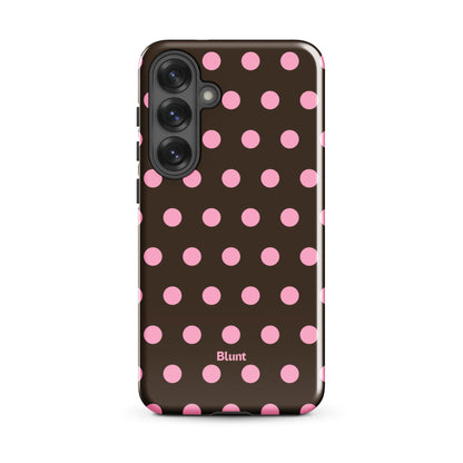 Chocolate Polka Samsung Case - Blunt Cases