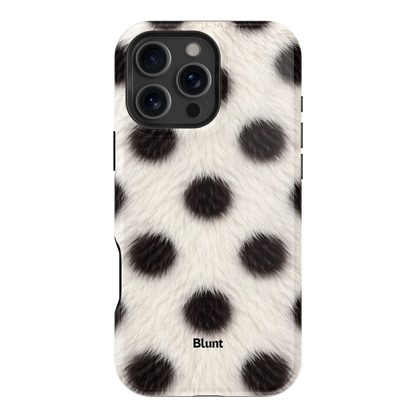 Polka Fuzz iPhone Case