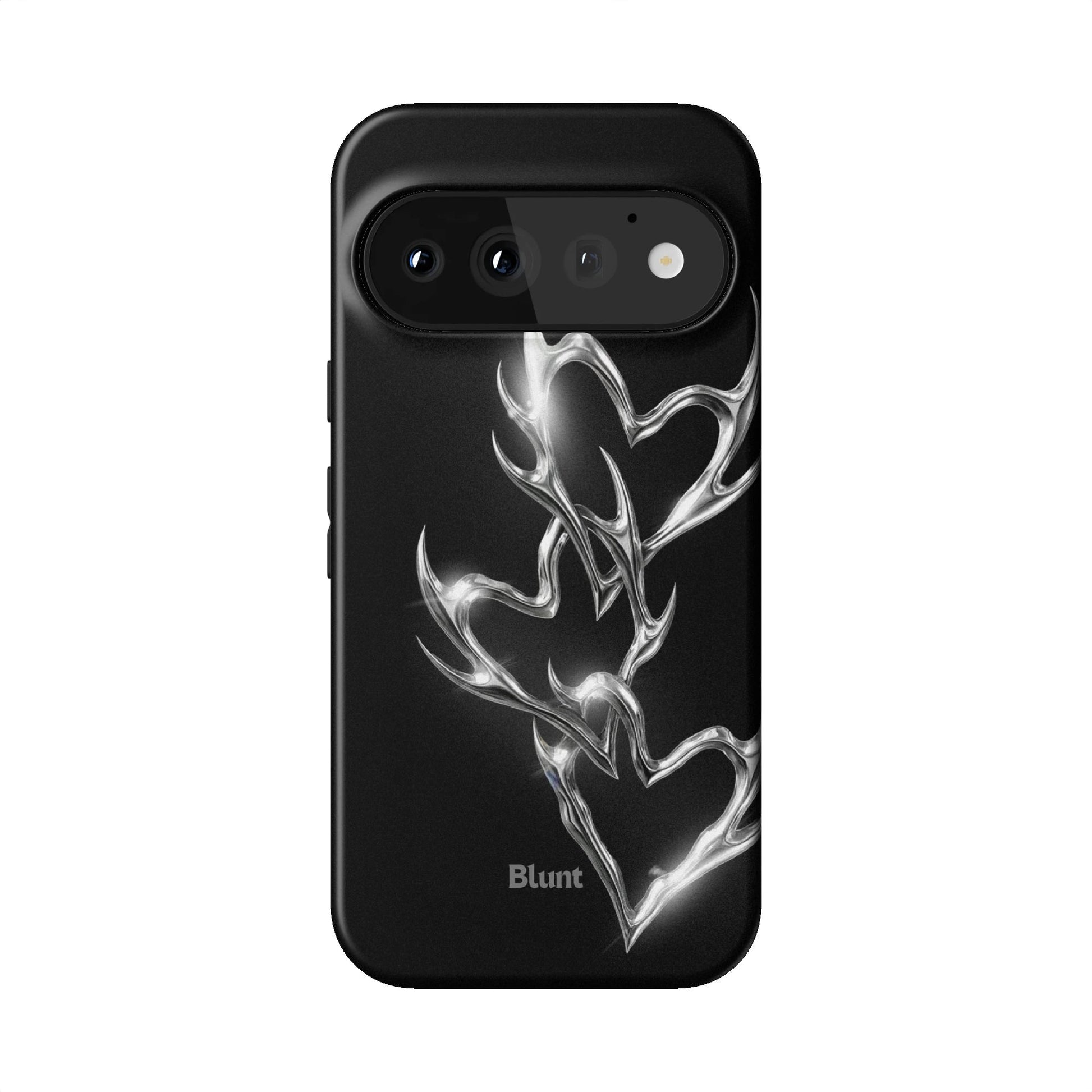 Chrome Flame Pixel Case - Blunt Cases