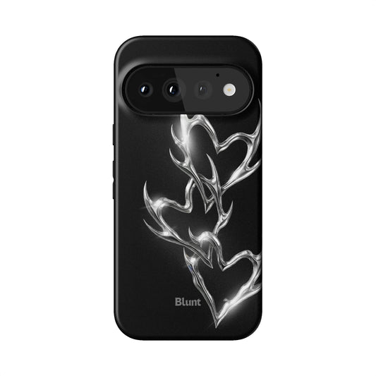 Chrome Flame Pixel Case - Blunt Cases