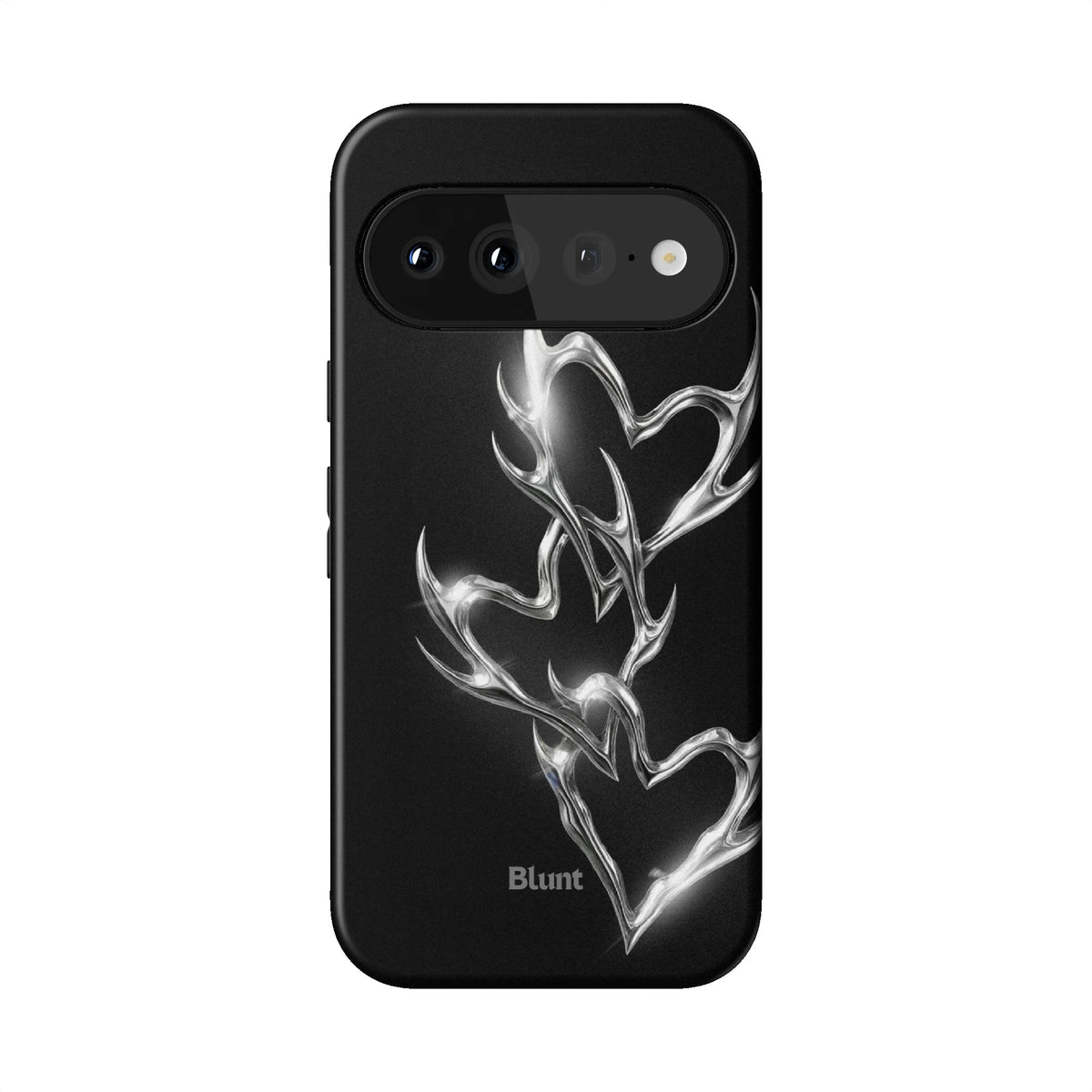 Chrome Flame Pixel Case - Blunt Cases