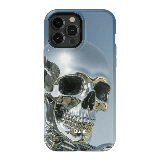 Chrome Skull iPhone Case - Blunt Cases