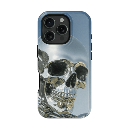 Chrome Skull iPhone Case - Blunt Cases