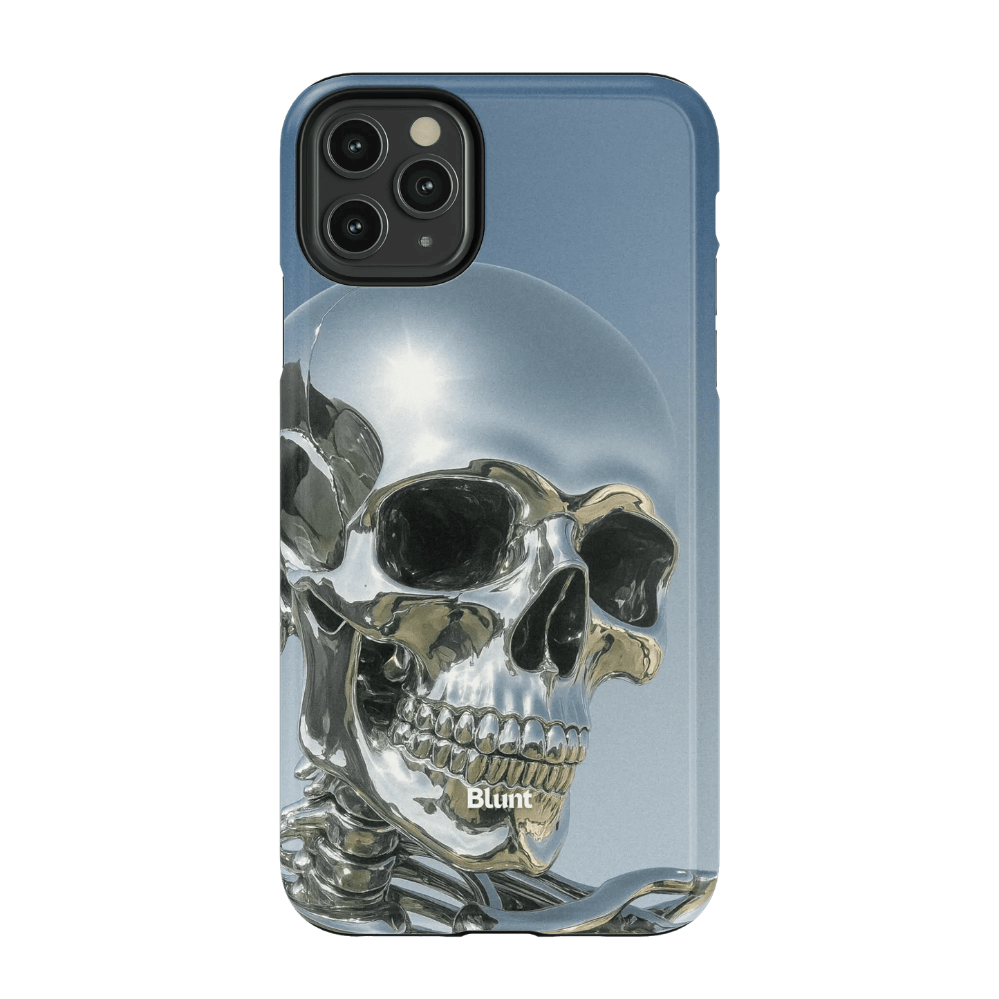 Chrome Skull iPhone Case - Blunt Cases