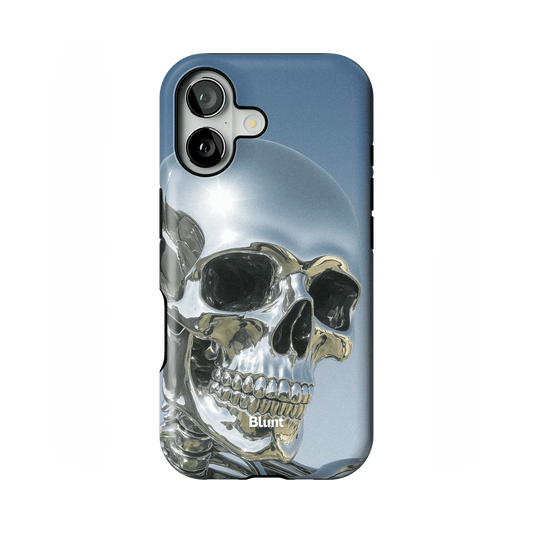 Chrome Skull iPhone Case - Blunt Cases