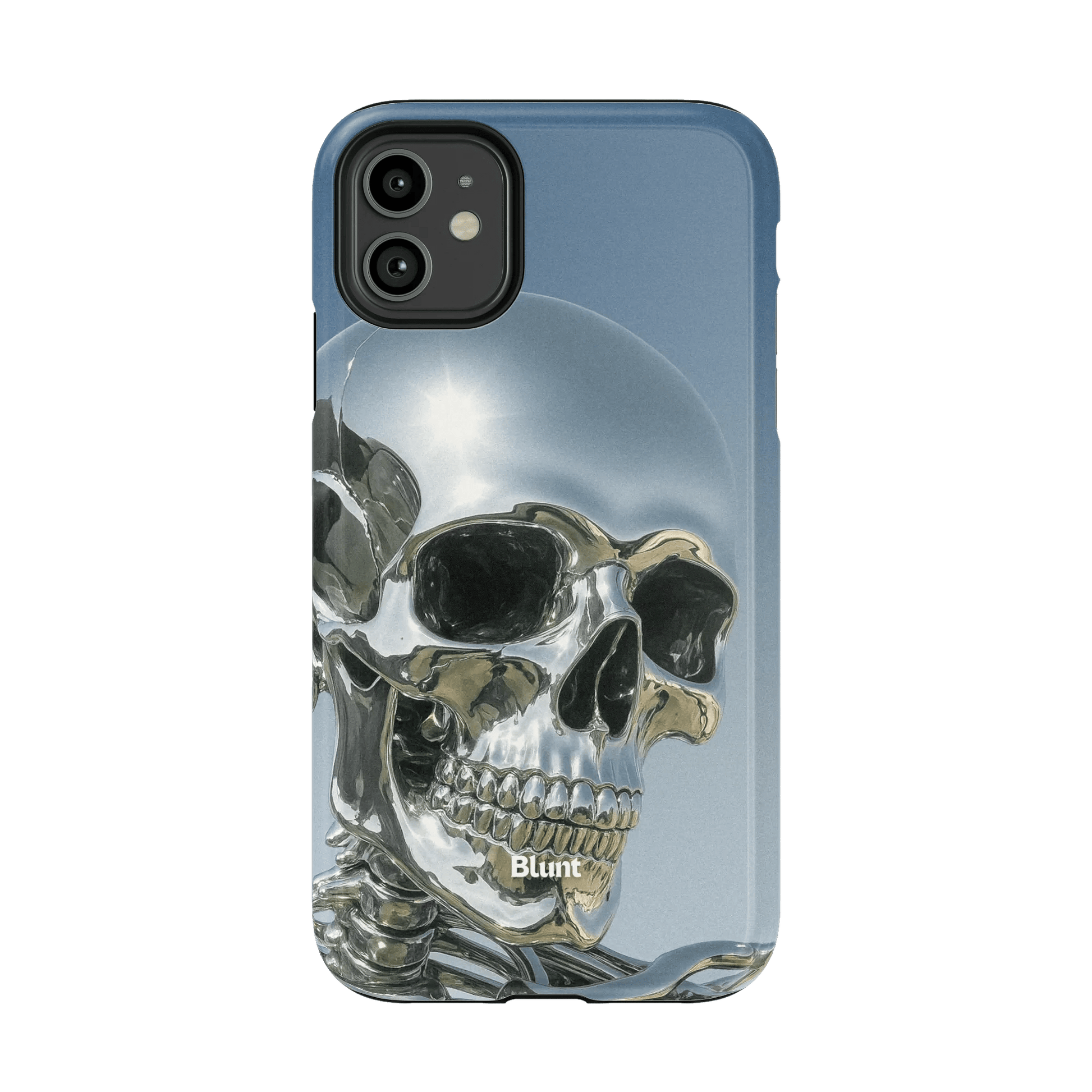 Chrome Skull iPhone Case - Blunt Cases