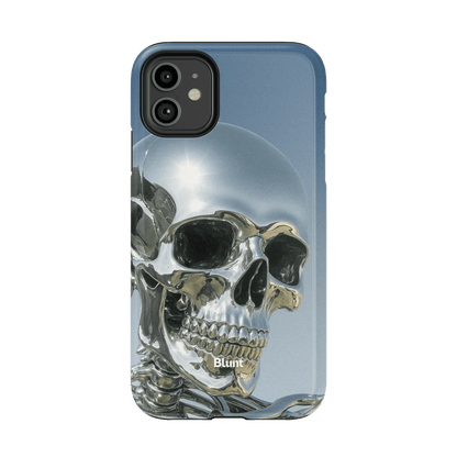 Chrome Skull iPhone Case - Blunt Cases
