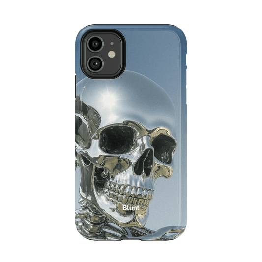 Chrome Skull iPhone Case - Blunt Cases