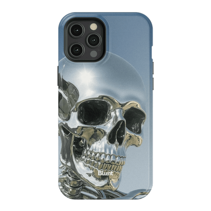Chrome Skull iPhone Case - Blunt Cases