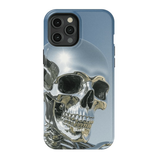 Chrome Skull iPhone Case - Blunt Cases