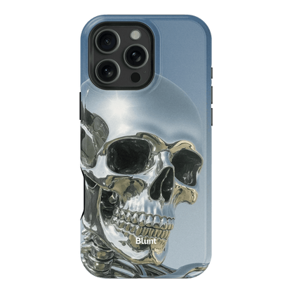 Chrome Skull iPhone Case - Blunt Cases
