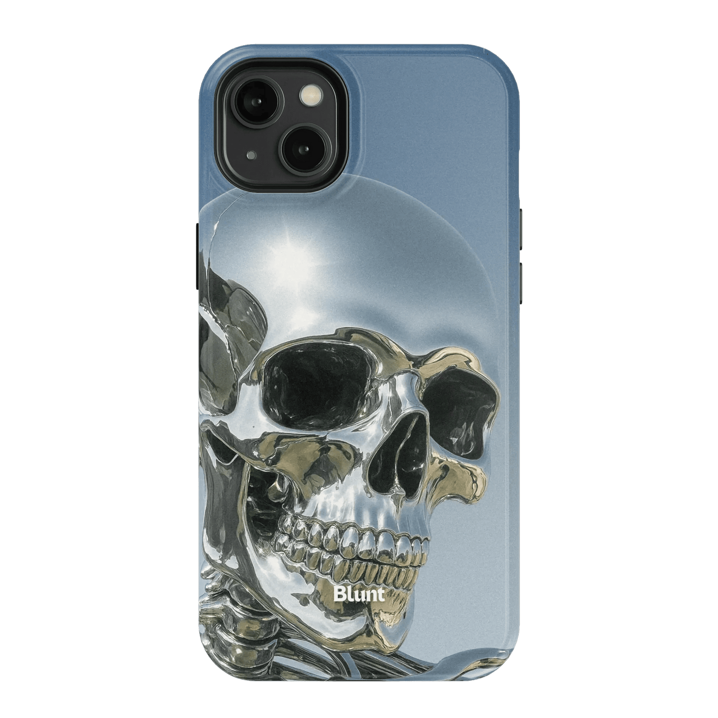 Chrome Skull iPhone Case - Blunt Cases