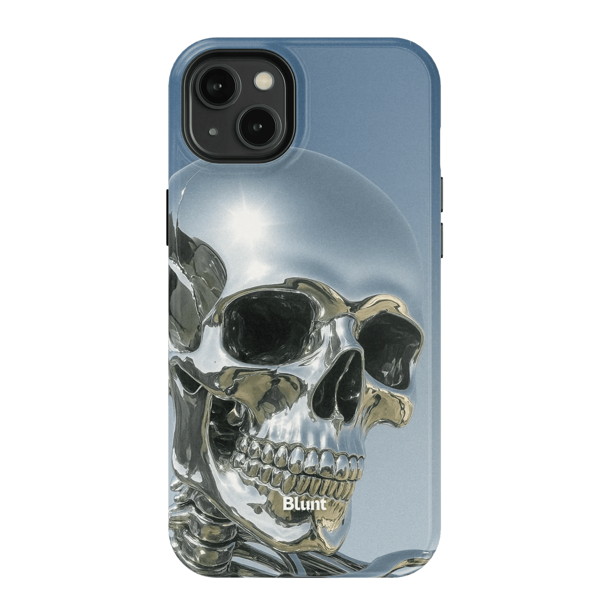 Chrome Skull iPhone Case - Blunt Cases