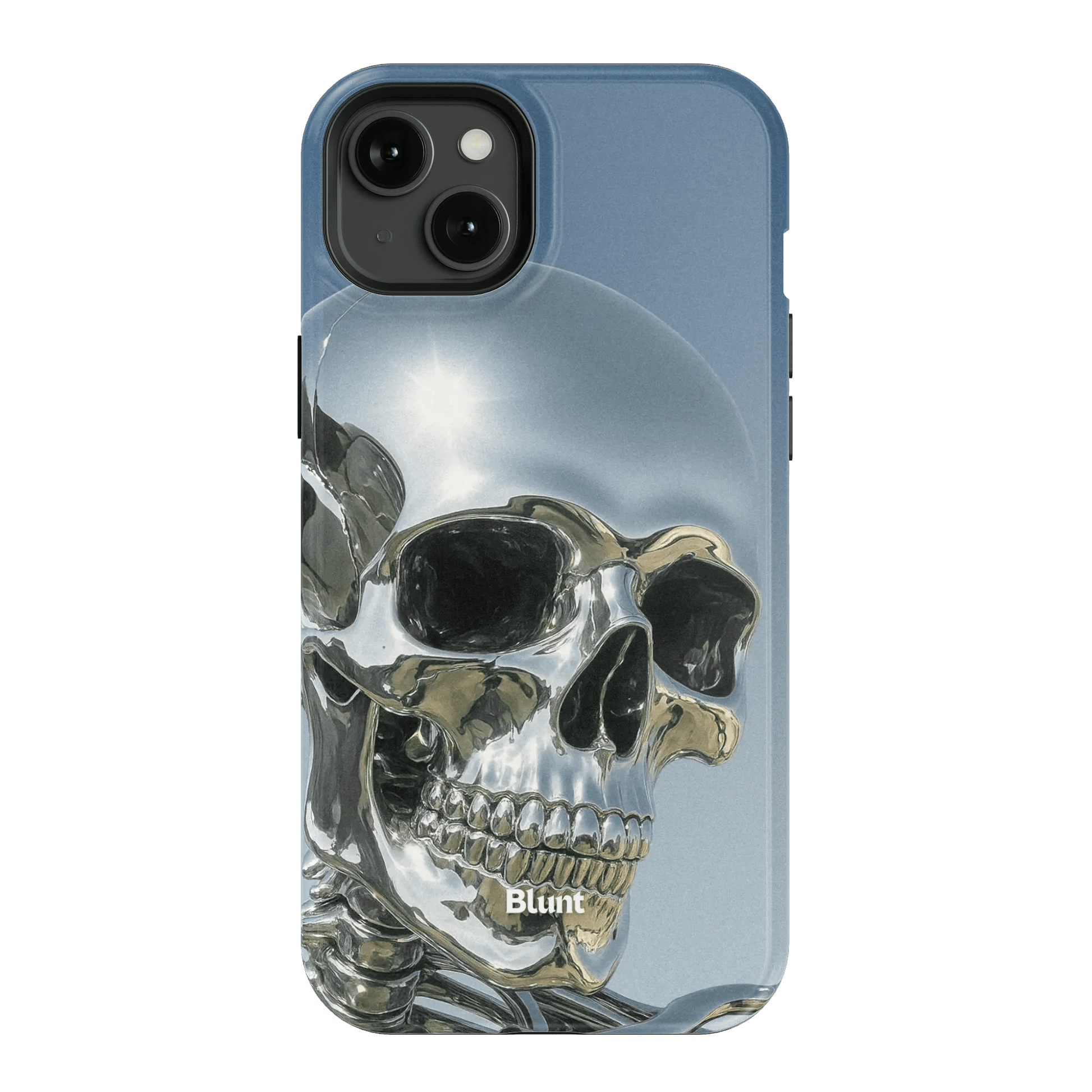 Chrome Skull iPhone Case - Blunt Cases