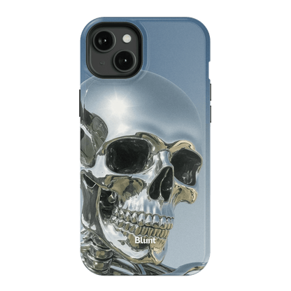 Chrome Skull iPhone Case - Blunt Cases