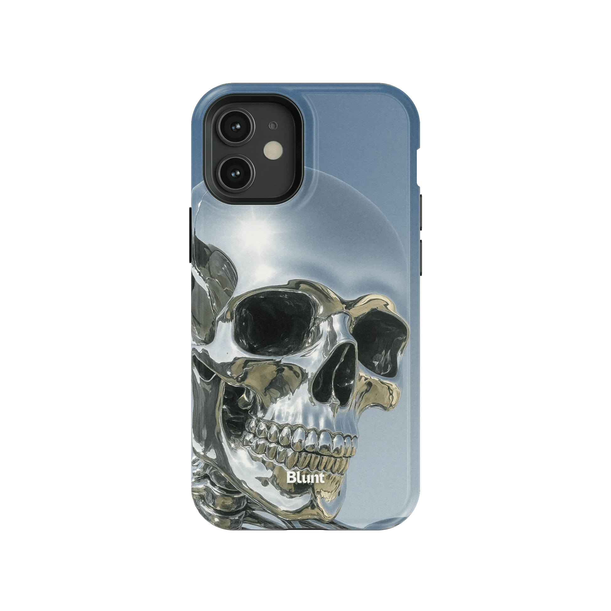 Chrome Skull iPhone Case - Blunt Cases