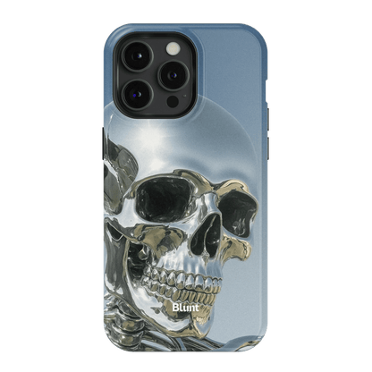 Chrome Skull iPhone Case - Blunt Cases